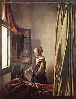Вермеер «Девушка, читающая письмо у открытого окна»